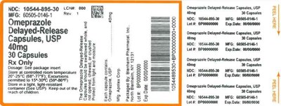 Label 40mg 30ct (Label Omeprazole Dr Caps 40mg  Bpi(10544 875 30) Apotex(60505 0145 1) Rev1)